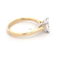 Elongated cushion shaped diamond solitaire ring - 1.01cts Gardiner Brothers