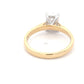 Lab Grown Radiant Cut Diamond Solitaire ring - 1.50cts Gardiner Brothers