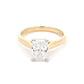 Lab Grown Radiant Cut Diamond Solitaire ring - 1.50cts Gardiner Brothers