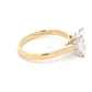 Lab Grown Radiant Cut Diamond Solitaire ring - 1.50cts Gardiner Brothers