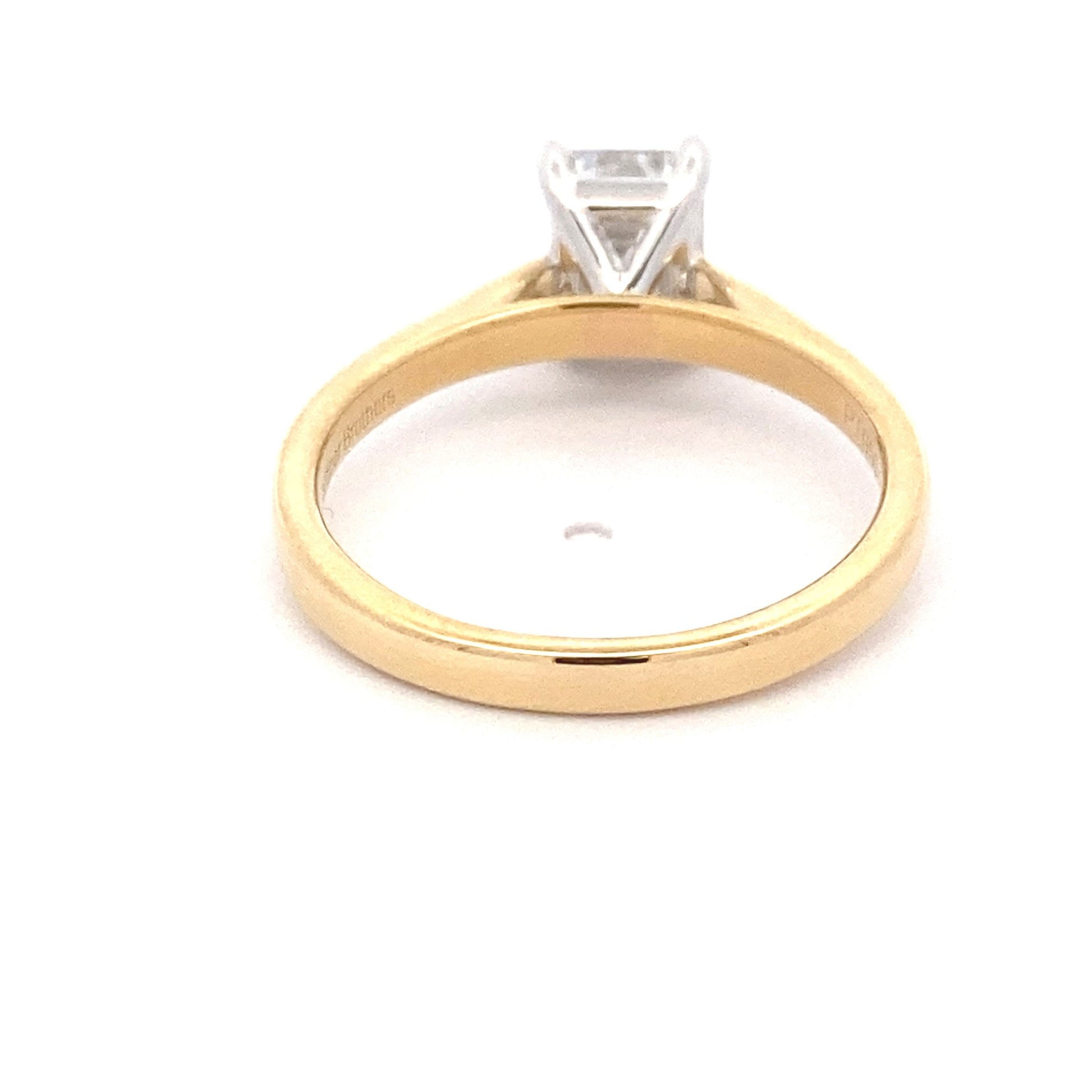 Lab Grown Emerald Cut Diamond Solitaire Ring - 1.22cts Gardiner Brothers