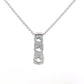 Round Brilliant Cut 3 Diamond Drop Pendant - 1.50cts Gardiner Brothers