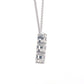 Round Brilliant Cut 3 Diamond Drop Pendant - 1.50cts Gardiner Brothers