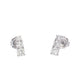 Round Brilliant Cut 3 Diamond Drop Earrings - 1.04cts Gardiner Brothers