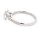 Aurora Cut Diamond Halo Ring - 0.91cts Gardiner Brothers