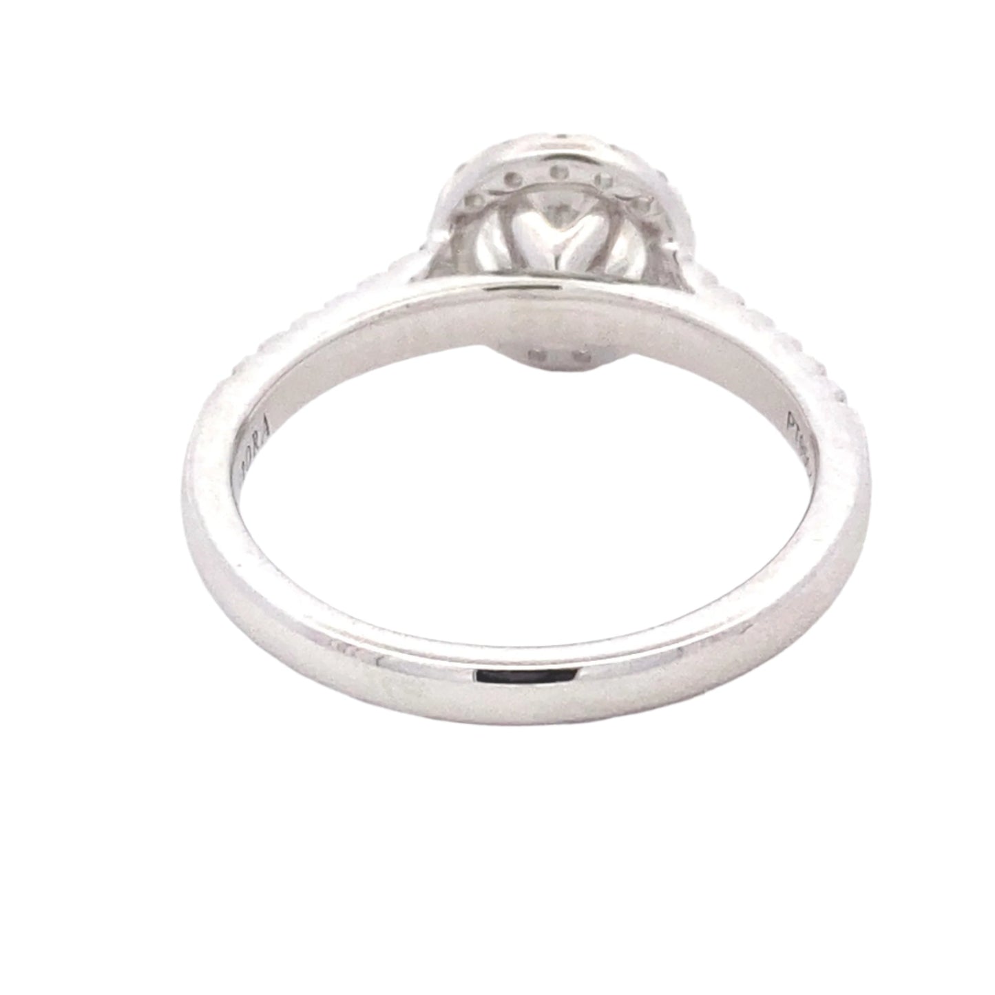 Aurora Cut Diamond Halo Ring - 0.91cts Gardiner Brothers