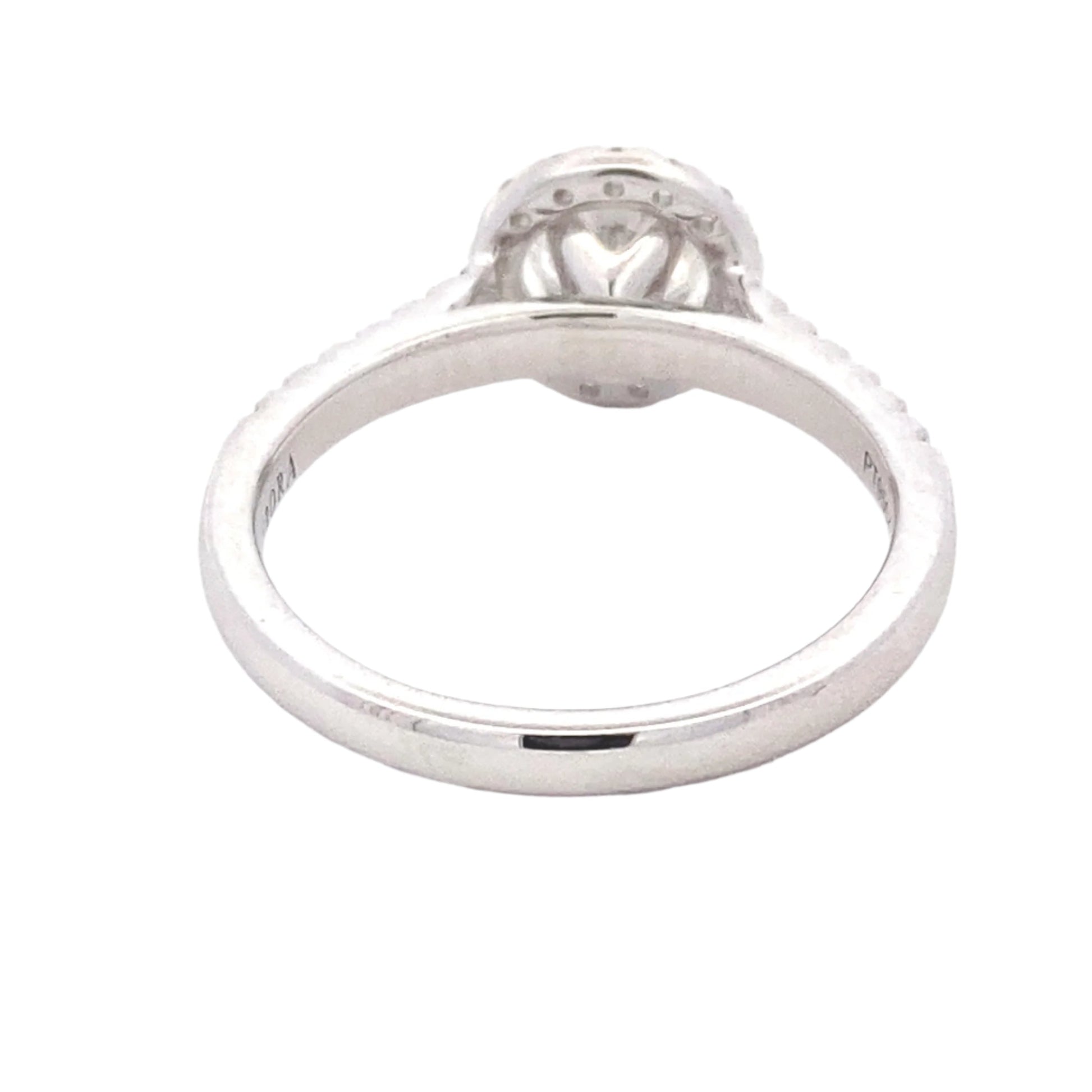 Aurora Cut Diamond Halo Ring - 0.91cts Gardiner Brothers
