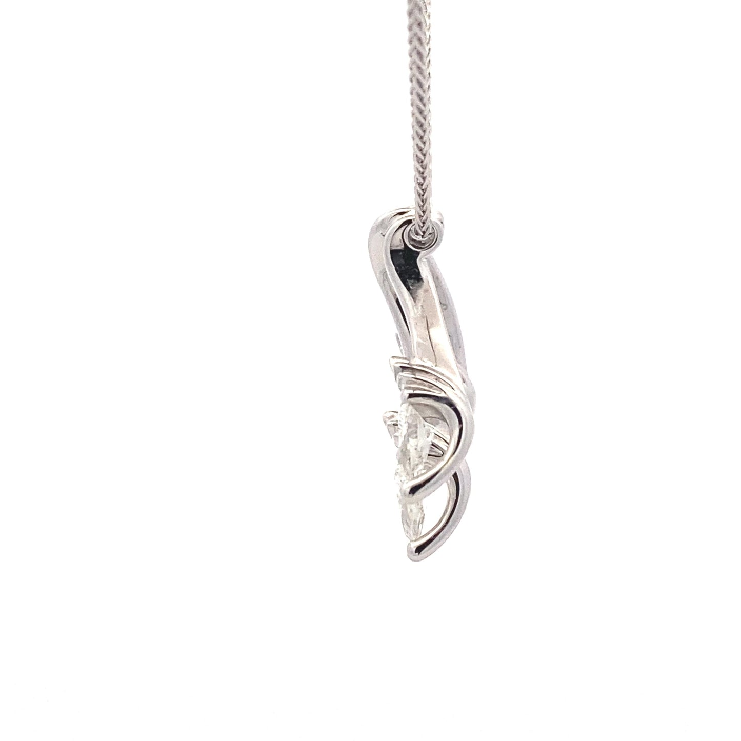 Pear Shaped Diamond Fancy Style Pendant - 0.82cts Gardiner Brothers