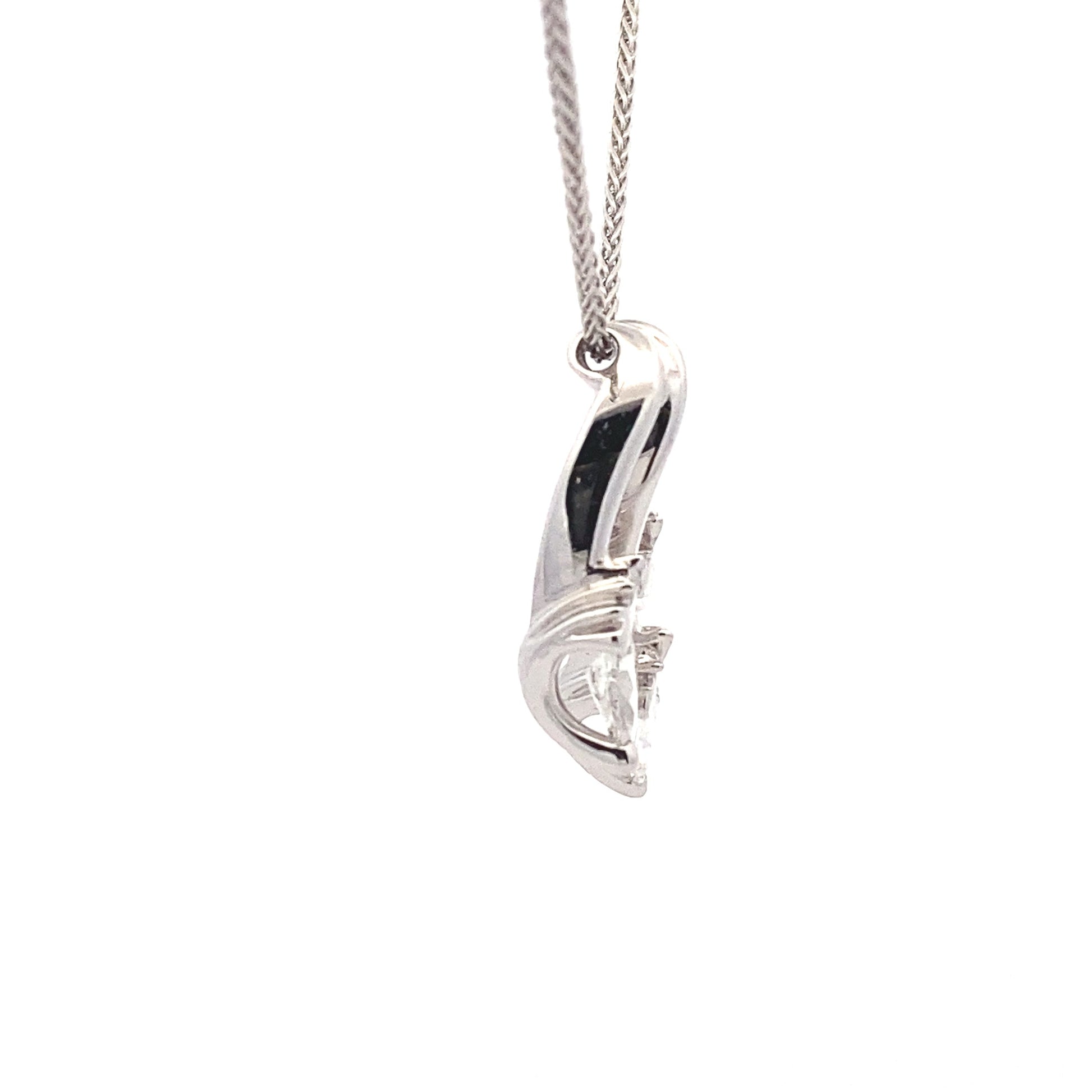Pear Shaped Diamond Fancy Style Pendant - 0.82cts Gardiner Brothers