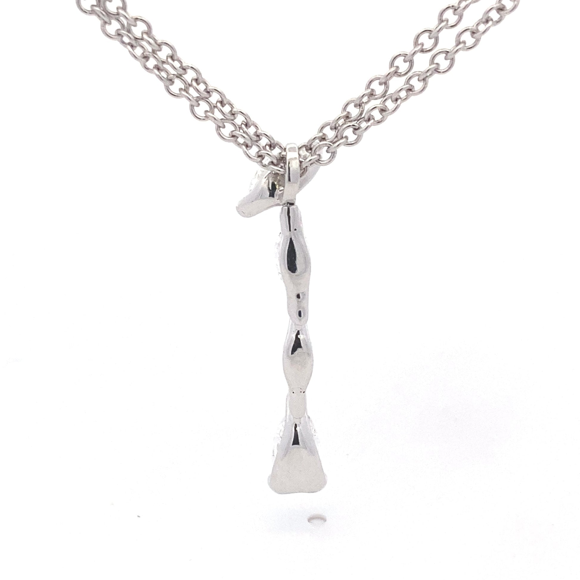 Marquise and Pear Shaped Diamond Fancy Style Drop Pendant - 0.96cts Gardiner Brothers
