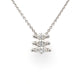 Marquise Shaped Diamond Fancy 3 Stone Pendant - 0.68cts Gardiner Brothers