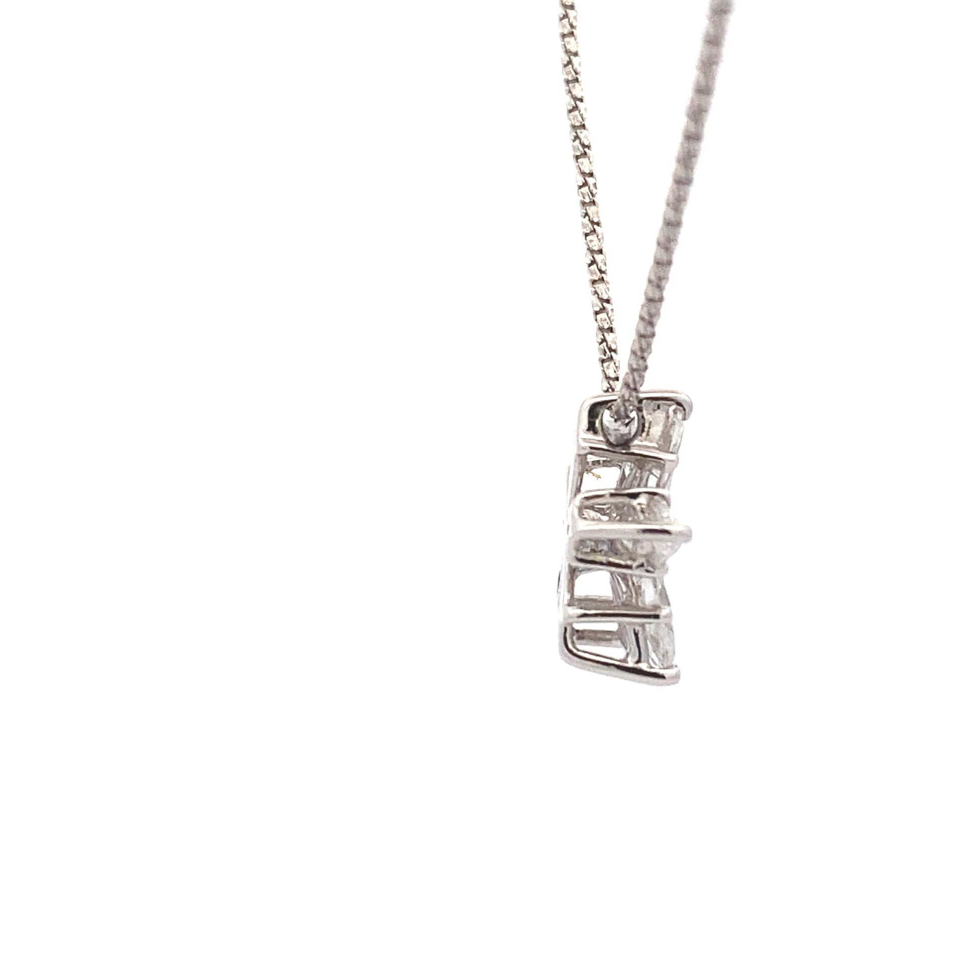 Marquise Shaped Diamond Star Pendant - 1.00cts Gardiner Brothers
