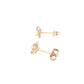 Yellow and white gold 3 interlocking circles earrings Gardiner Brothers