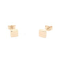 Yellow Gold 5mm Square Stud Earring Gardiner Brothers