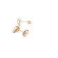 Yellow and white gold 2 interlocking circles earrings Gardiner Brothers
