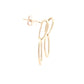Yellow Gold Oval Shaped drop earring Gardiner Brothers