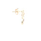 Yellow and white gold drop style earrings Gardiner Brothers