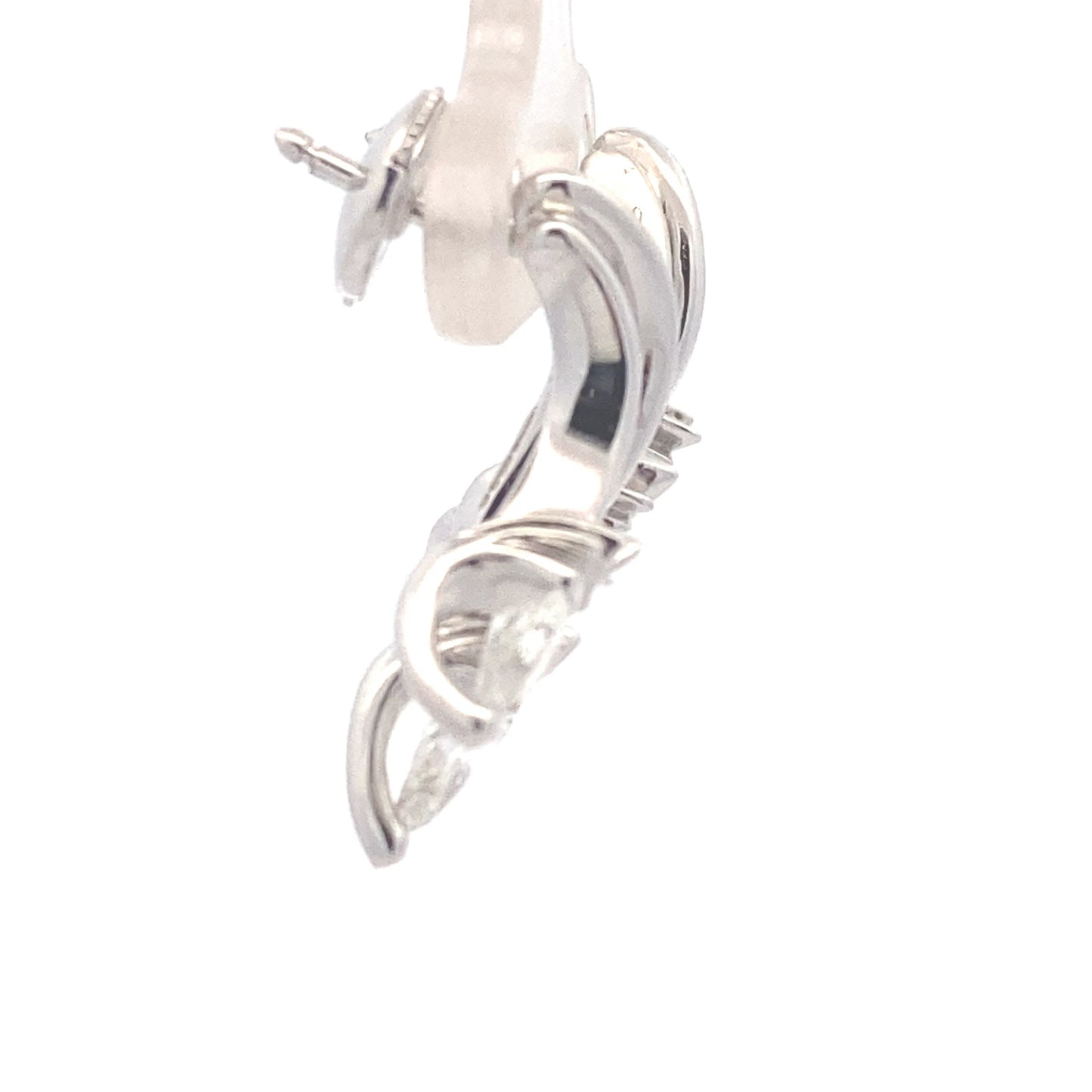 Pear Shaped Diamond Fancy Style Earrings - 1.68cts Gardiner Brothers