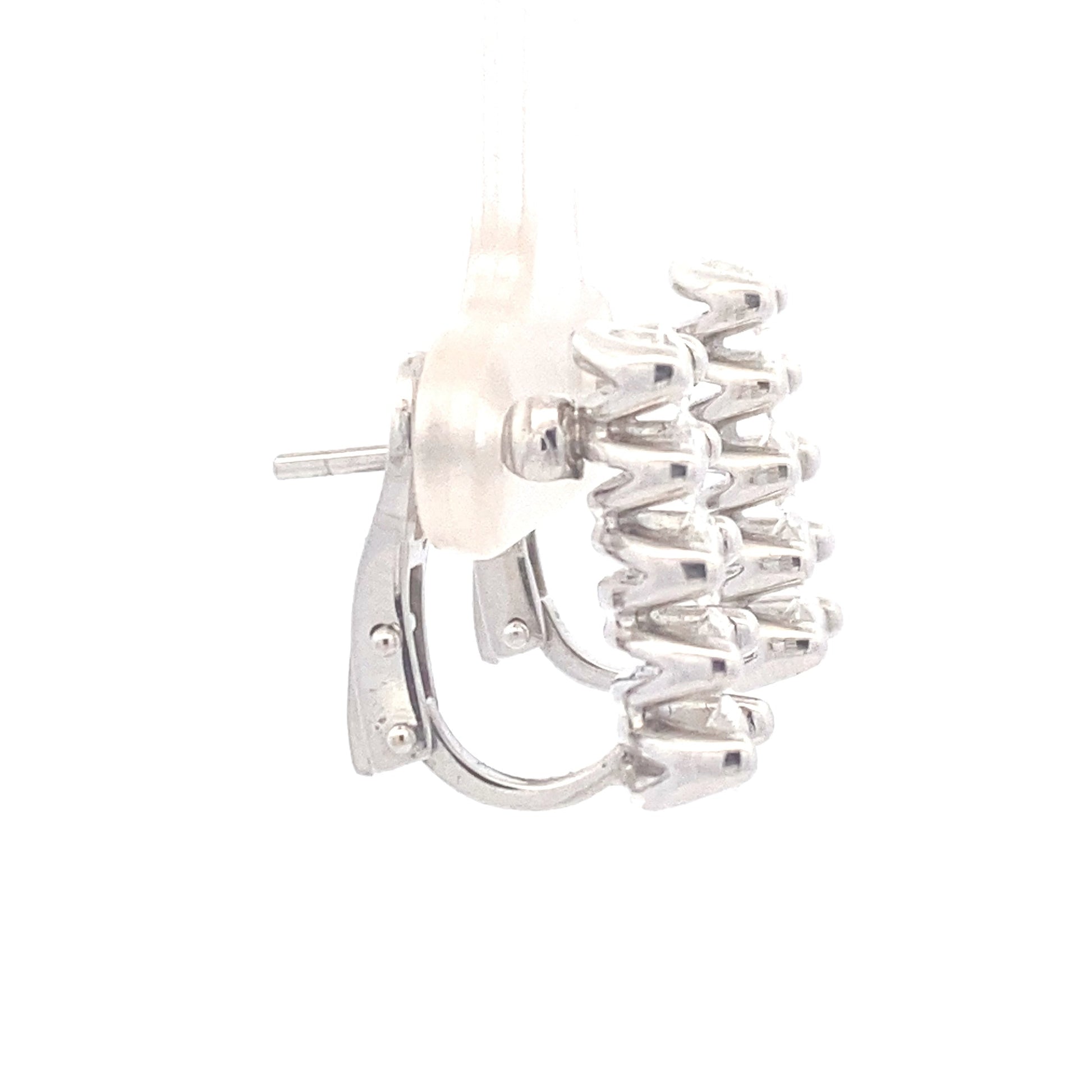 Marquise Shaped Diamond Fancy Style Earrings - 2.29cts Gardiner Brothers