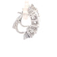 Marquise Shaped Diamond Half Hoop Style Earrings 3.43cts Gardiner Brothers