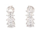 Marquise Shaped Diamond Half Hoop Style Earrings 3.43cts Gardiner Brothers