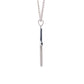 White Gold Cross pendant set with round brilliant cut diamonds Gardiner Brothers