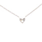 Heart Shaped diamond, floating solitaire pendant - 1.01cts Gardiner Brothers