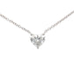 Heart Shaped diamond, floating solitaire pendant - 1.01cts Gardiner Brothers