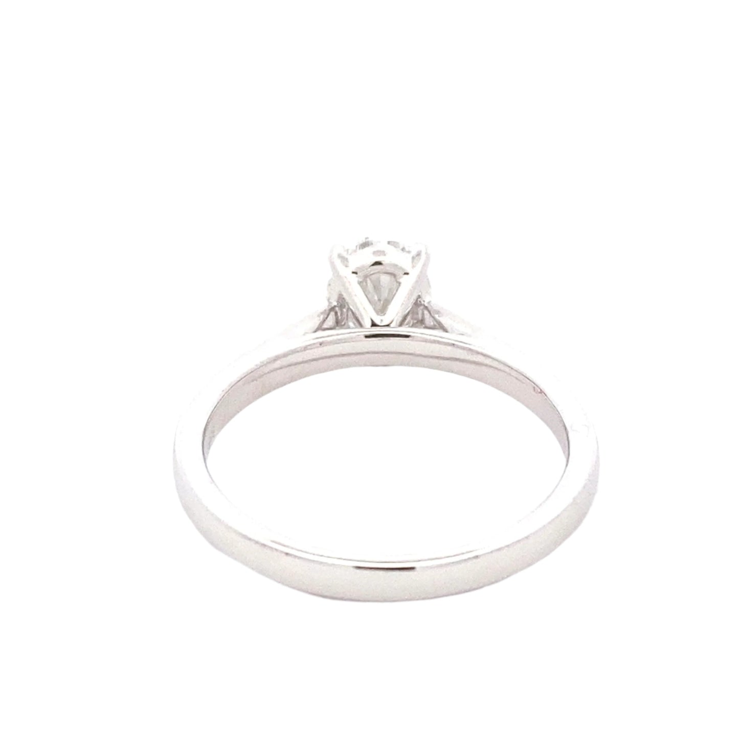 Platinum Oval Shaped Diamond Solitaire Ring - 0.91cts Gardiner Brothers