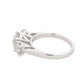 Platinum Round brilliant cut diamond 3 stone ring - 2.57cts Gardiner Brothers