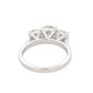 Platinum Round brilliant cut diamond 3 stone ring - 2.57cts Gardiner Brothers