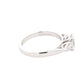 Oval and pear shaped diamond 3 stone ring - 1.00cts Gardiner Brothers