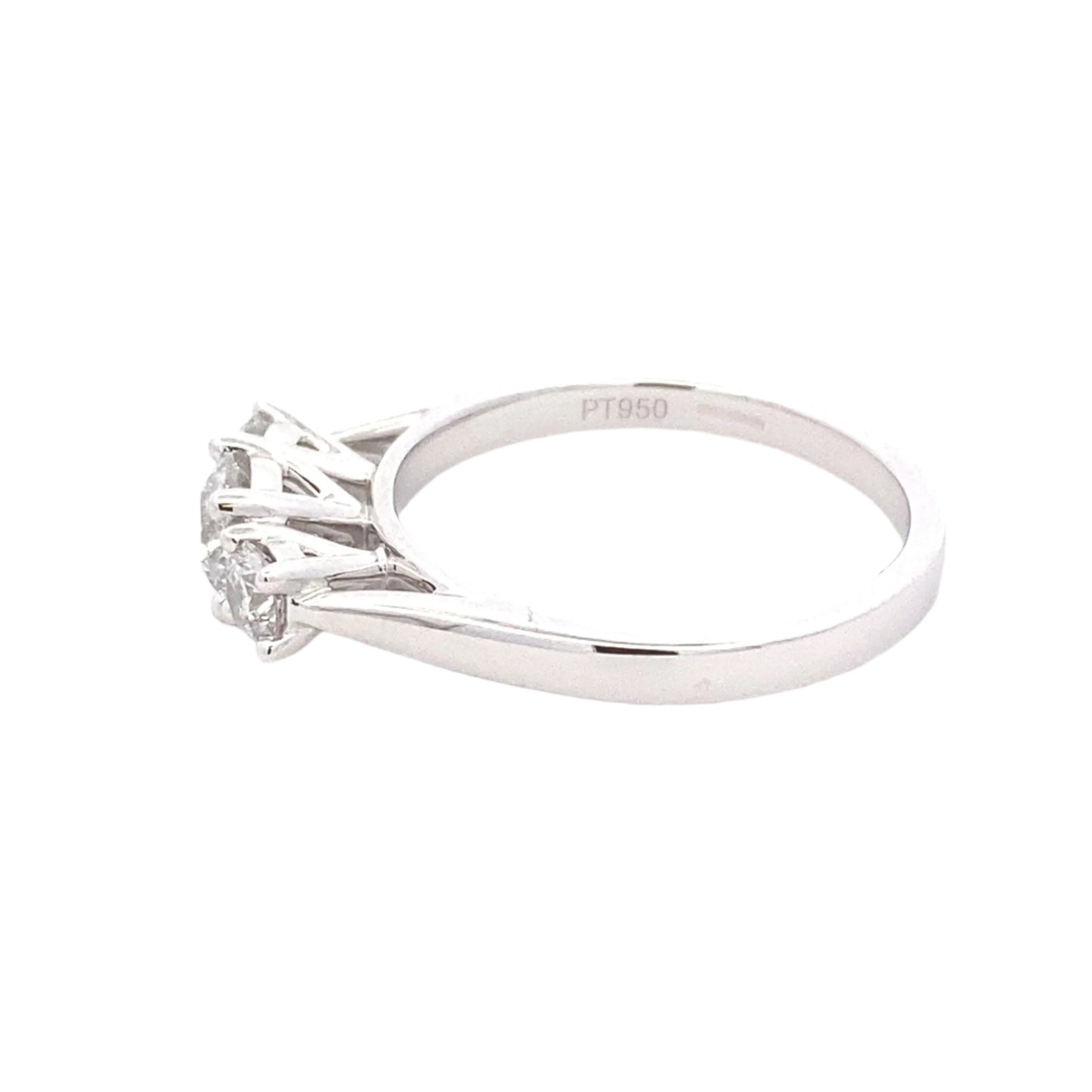 Round brilliant cut diamond 3 stone ring - 1.07cts Gardiner Brothers
