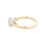 Yellow Gold Round brilliant cut diamond 3 stone ring - 0.80cts Gardiner Brothers