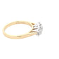 Yellow Gold Round brilliant cut diamond 3 stone ring - 0.80cts Gardiner Brothers