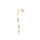 Yellow and White Gold Fancy Drop Earrings