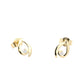 Yellow Gold Diamond Set Teardrop Earrings