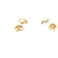 Yellow Gold Diamond Set Teardrop Earrings