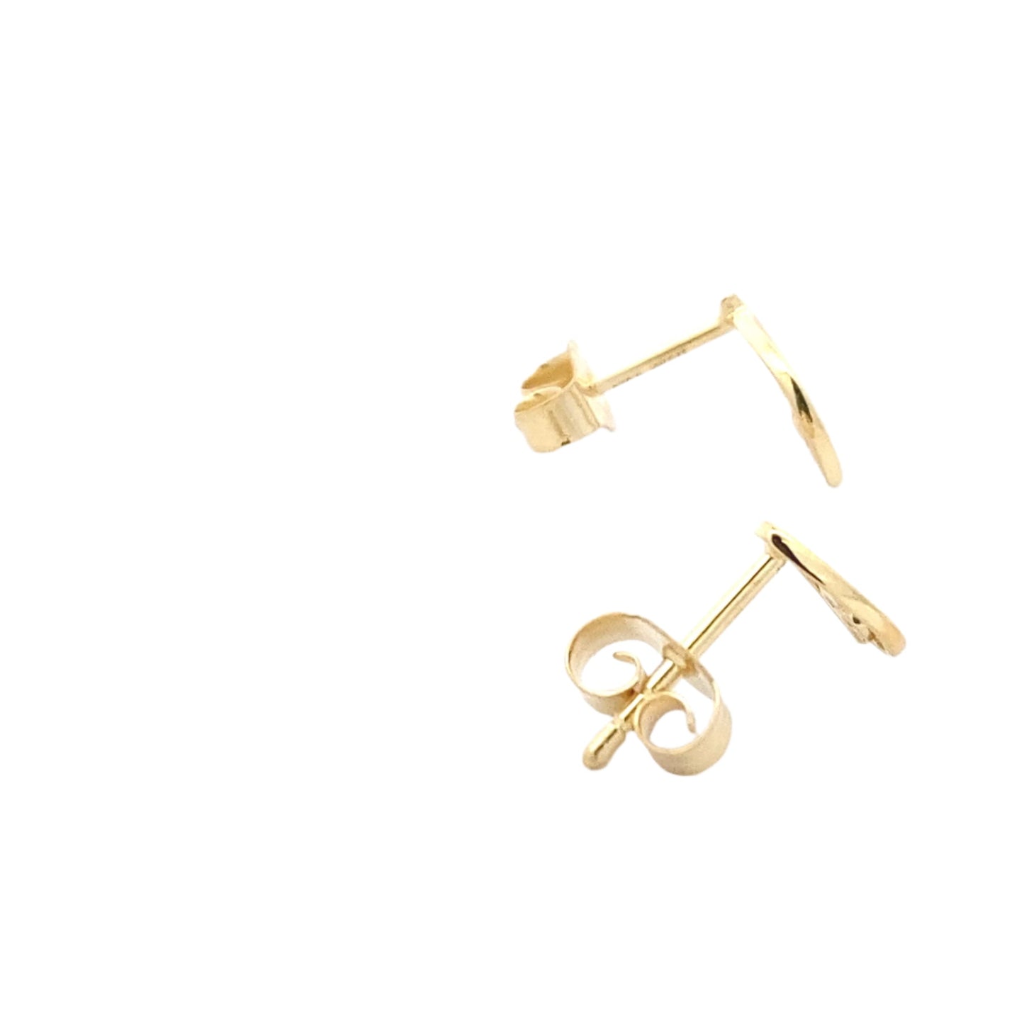 Yellow Gold Diamond Set Teardrop Earrings
