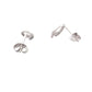 White Gold Diamond Set Teardrop Earrings