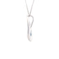 Pear Shaped Swiss Blue Topaz Fancy Style Pendant Gardiner Brothers