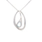 Pear Shaped Swiss Blue Topaz Fancy Style Pendant Gardiner Brothers