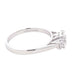 Oval and round brilliant cut diamond 3 stone ring - 0.80cts Gardiner Brothers