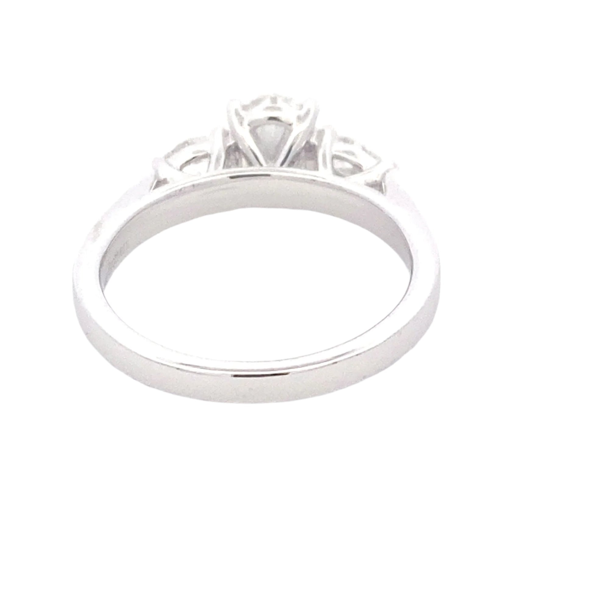Oval and pear shaped diamond 3 stone ring - 1.31cts Gardiner Brothers