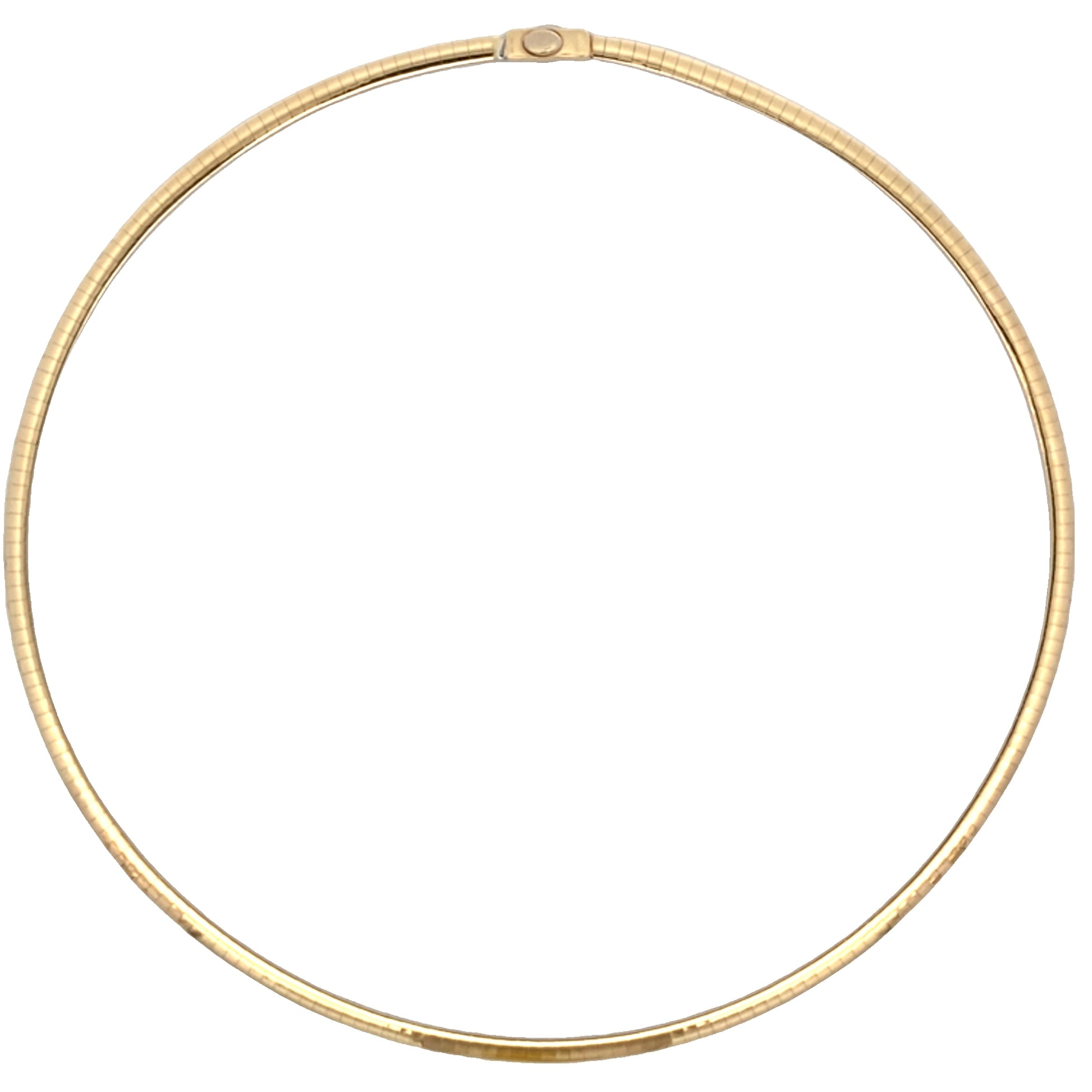 Yellow and White Gold Reversible Collar Necklet Gardiner Brothers