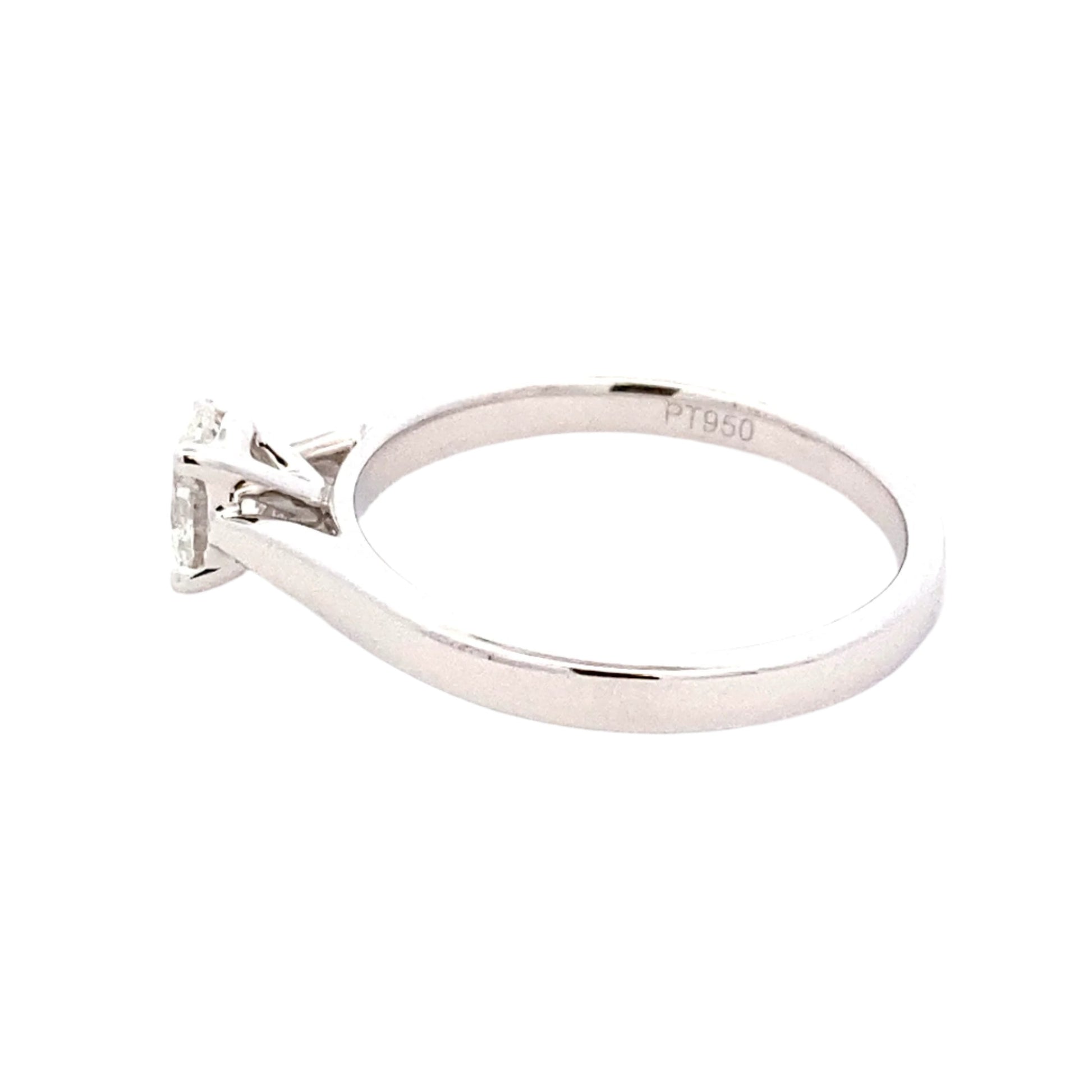 Oval Shaped Diamond Solitaire Ring - 0.50cts Gardiner Brothers