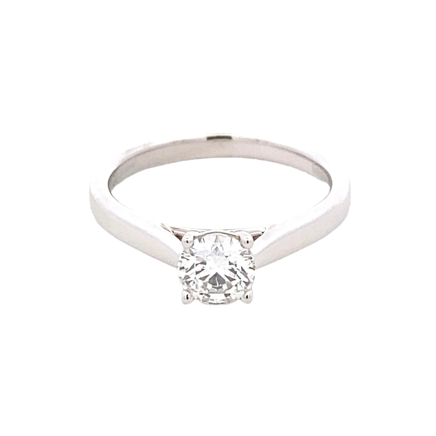 Round brilliant cut diamond solitaire ring - 0.60cts Gardiner Brothers