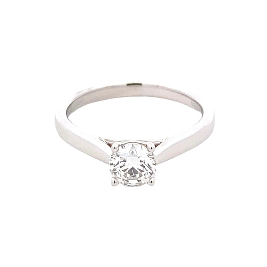 Round brilliant cut diamond solitaire ring - 0.60cts Gardiner Brothers