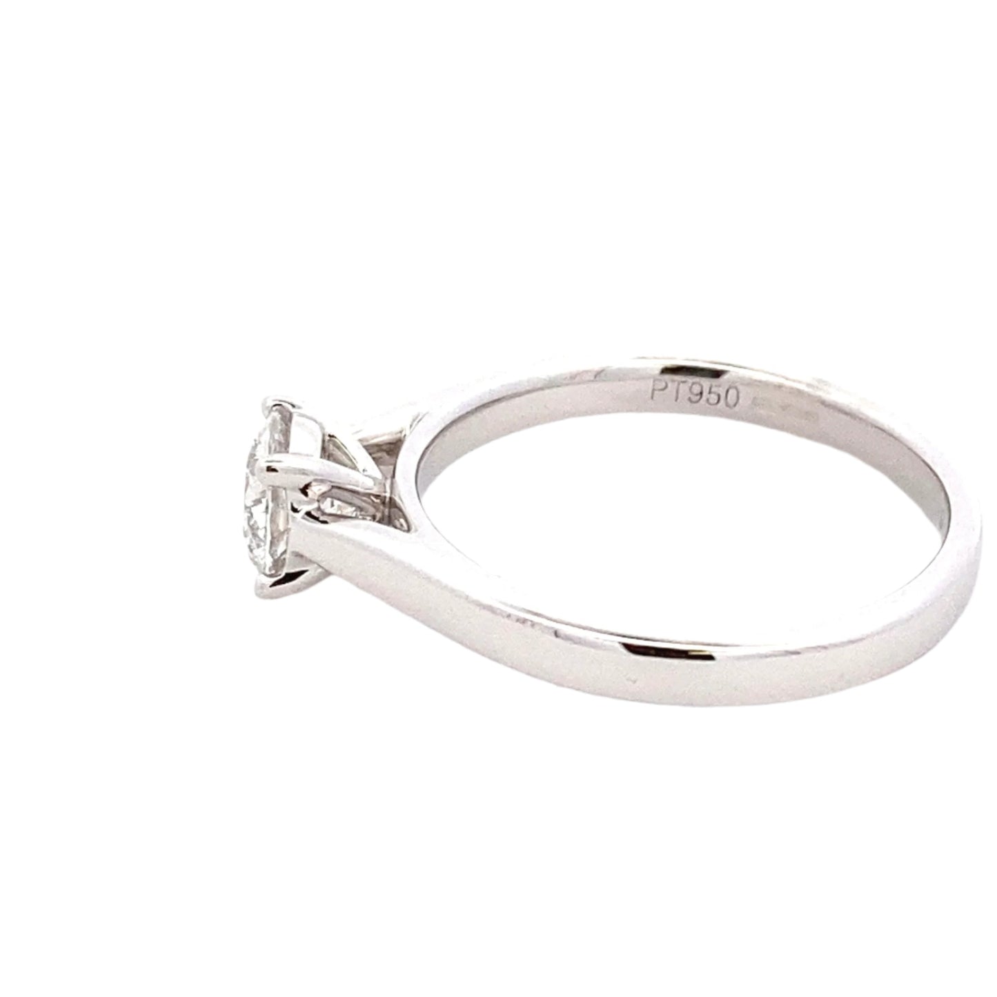 Round brilliant cut diamond solitaire ring - 0.60cts Gardiner Brothers