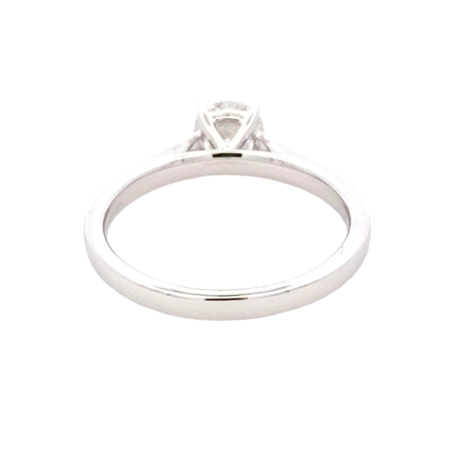 Platinum Round brilliant Cut Diamond Solitaire Ring - 0.70cts Gardiner Brothers
